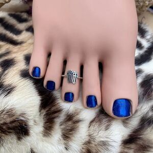 Feet Sterling Silver Toe Ring